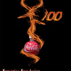 Posters: コカ・コーラの新しい値段キャンペーン